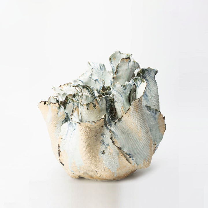 Cabris - 15.7 inch (40cm) Large Sculptural Abstract Ceramic Vase