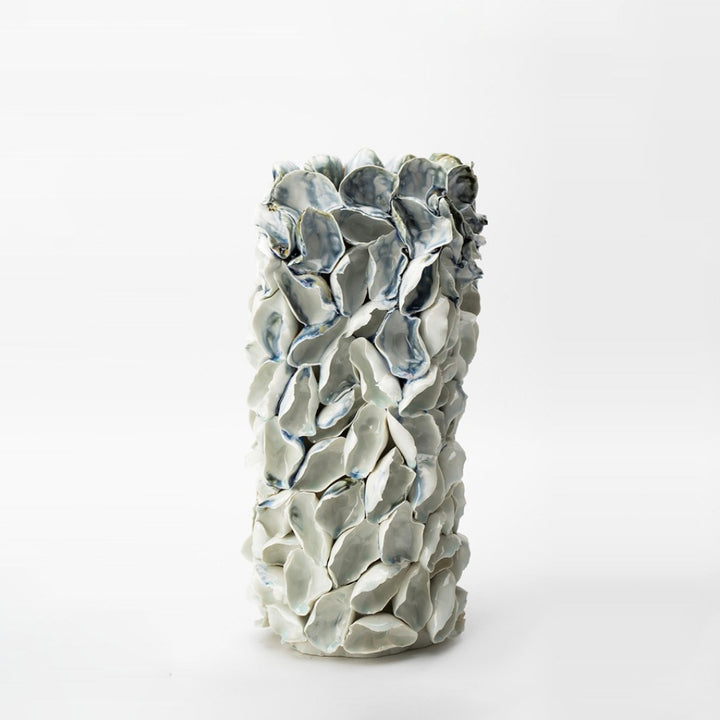 Coralyn - 13.7 inch (35cm) Medium Sized Sculptural Luxury Ceramic Vase